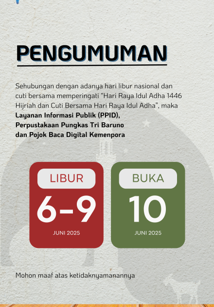 PENGUMUMAN TUTUP LAYANAN HARI RAYA IDUL ADHA 1446H