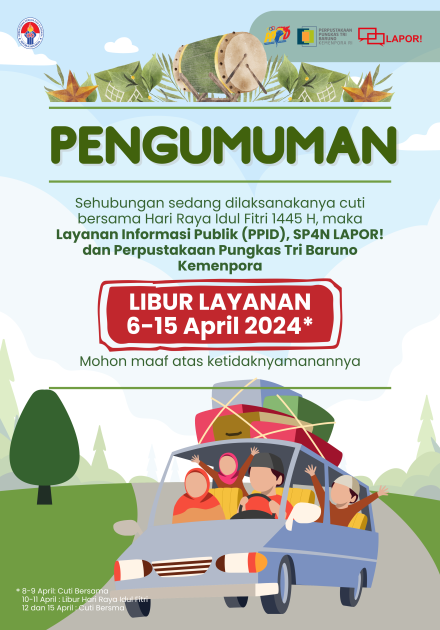 POSTER TUTUP LAYANAN LEBARAN
